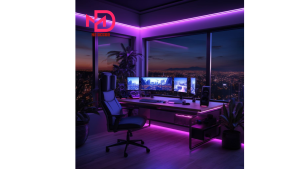 decor phòng ngủ bằng đèn LED