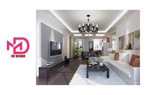 các mẫu đèn trần phòng khách