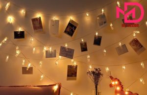 cách decor phòng ngủ bằng dây led
