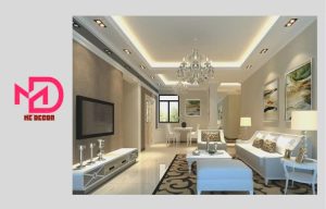 Các mẫu đèn phòng khách đẹp giúp nâng tầm không gian sống