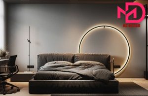 decor phòng ngủ với đèn LED