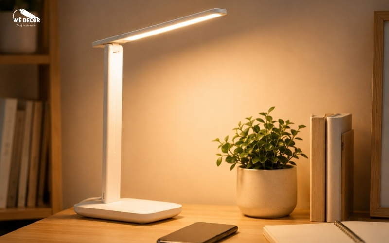 đèn ngủ decor cho góc học tập và làm việc hiện đại