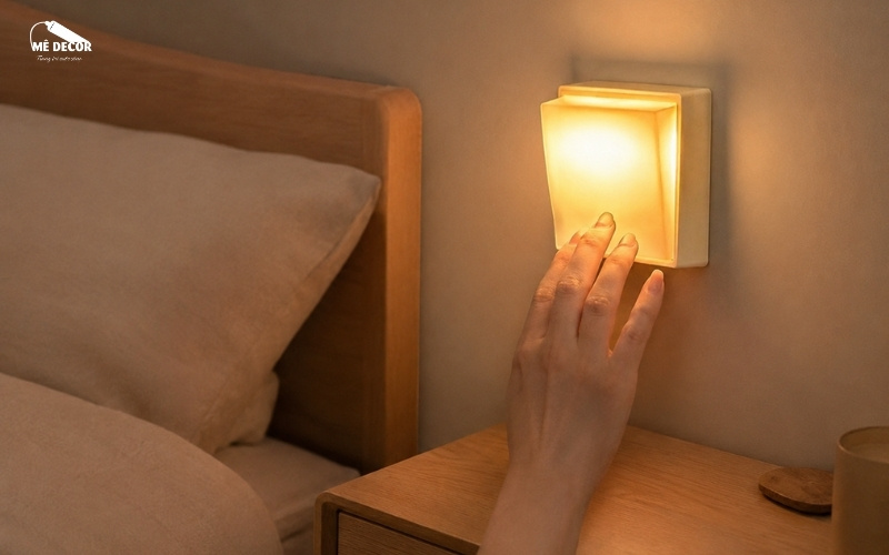 Đèn LED công tắc từ tính cho góc ngủ phòng trọ