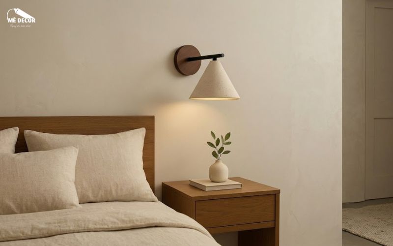 Đèn treo tường bằng gỗ