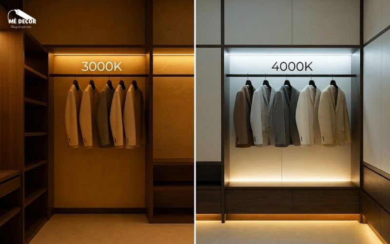 Đèn Led dây lắp tủ quần áo