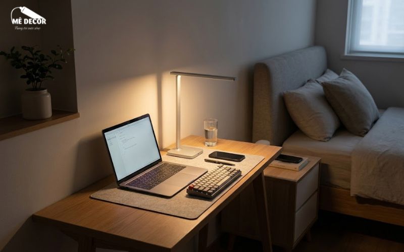 Đèn bàn làm việc không dây cho không gian nhỏ