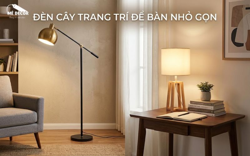 Đèn cây trang trí bàn nhỏ gọn