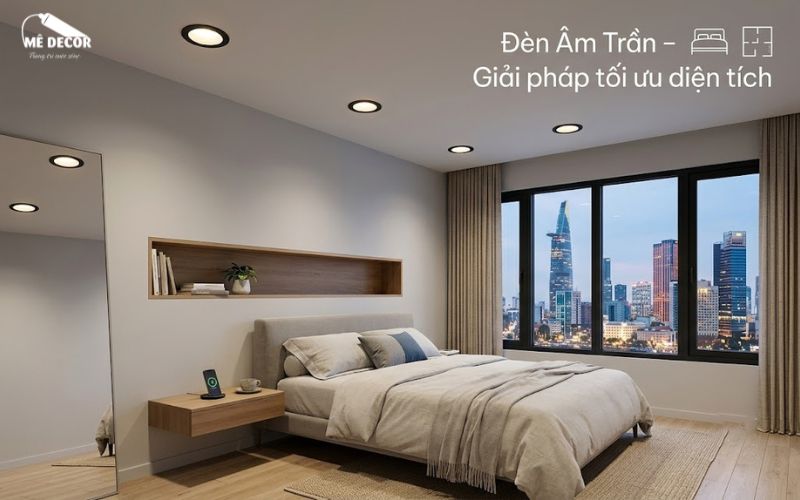 Đèn phòng ngủ âm trần