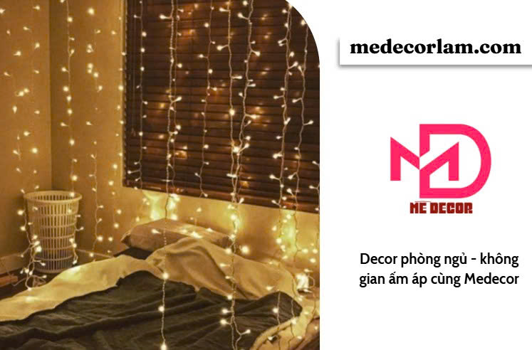 decor đèn led phòng ngủ