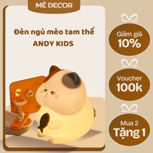 Đèn ngủ mèo tam thể ANDY KIDS