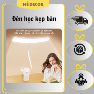 Đèn học kẹp bàn