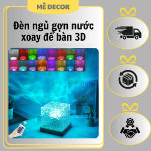 Đèn ngủ gợn nước để bàn