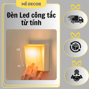 Đèn ngủ LED công tắc từ tính