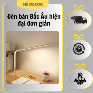 Đèn bàn Bắc Âu hiện đại đơn giản
