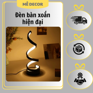 Đèn bàn xoắn hiện đại